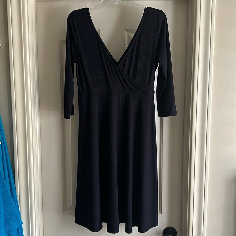 ✔️ Topshop Maternity Ribbed Black Dress ✔️